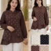 Peplum Cheongsam Polkadot