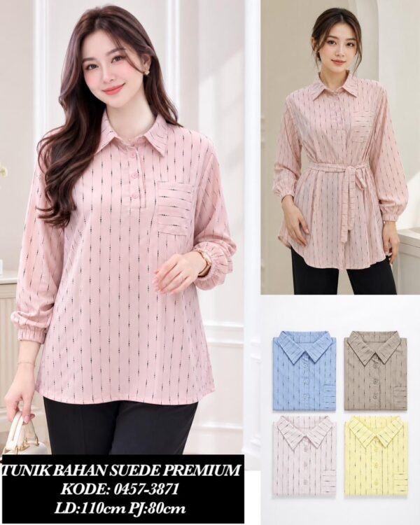 atasan bahan suede / 0457
