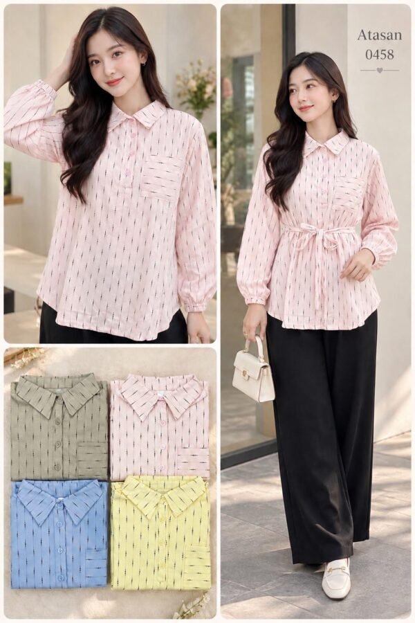 0458 atasan bahan suede / 0458