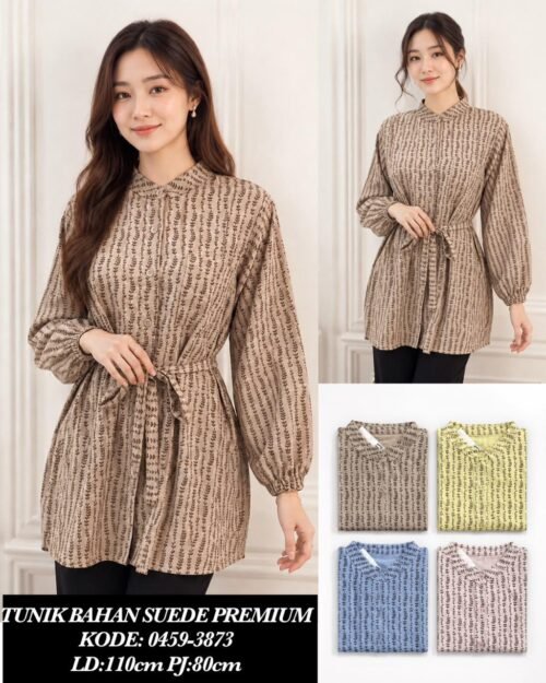0459 atasan bahan suede /0459