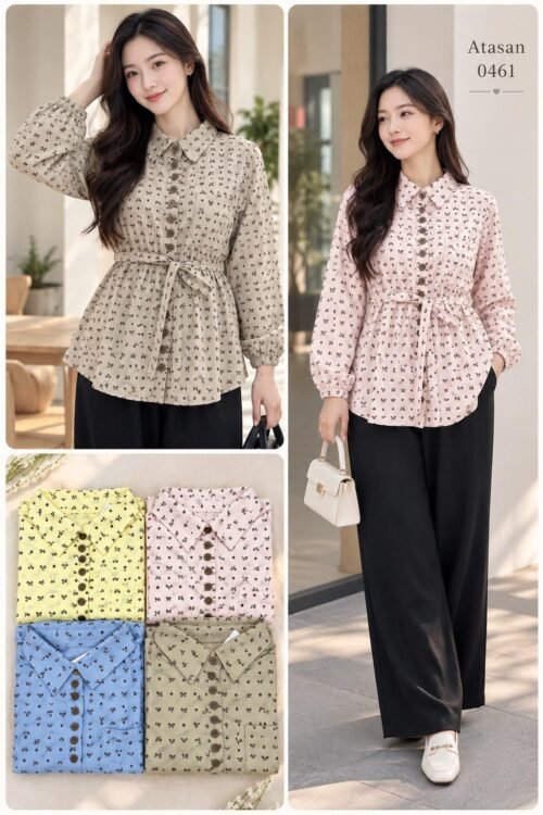 0461 atasan bahan suede / 0461