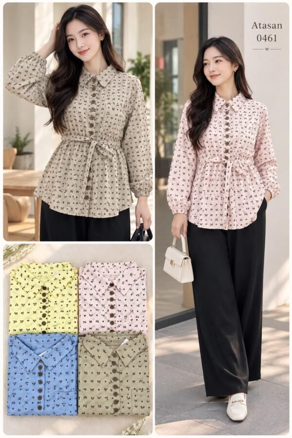 atasan bahan suede / 0461