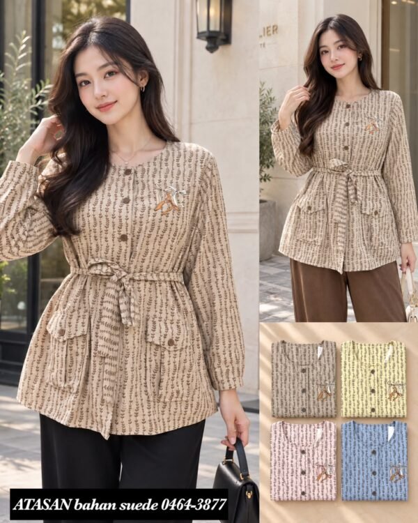 atasan bahan suede/ 0464
