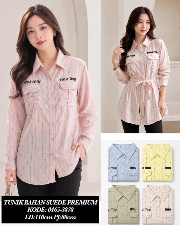 0465 atasan bahan suede / 0465