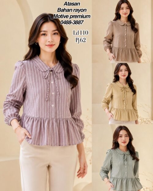 0488 atasan bahan rayon motive/0488