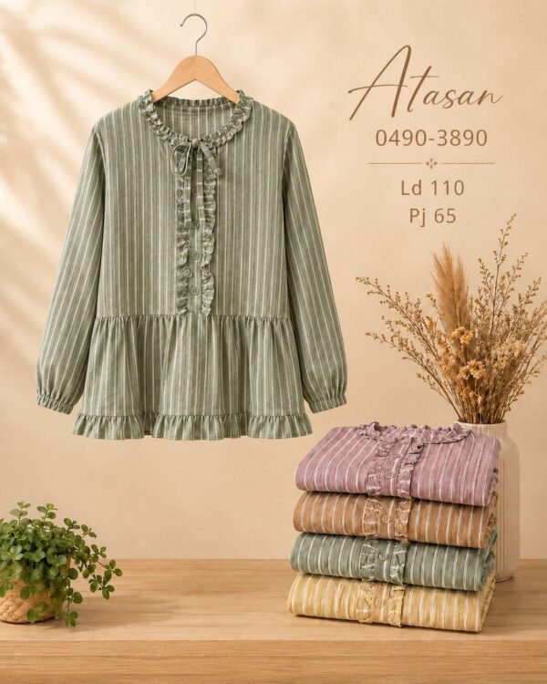 atasan bahan rayon twill motive/0490