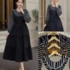 midi dress bahan rayon twill MOTIVE / 0505B