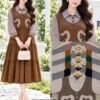 midi dress bahan rayon twill/0510 A