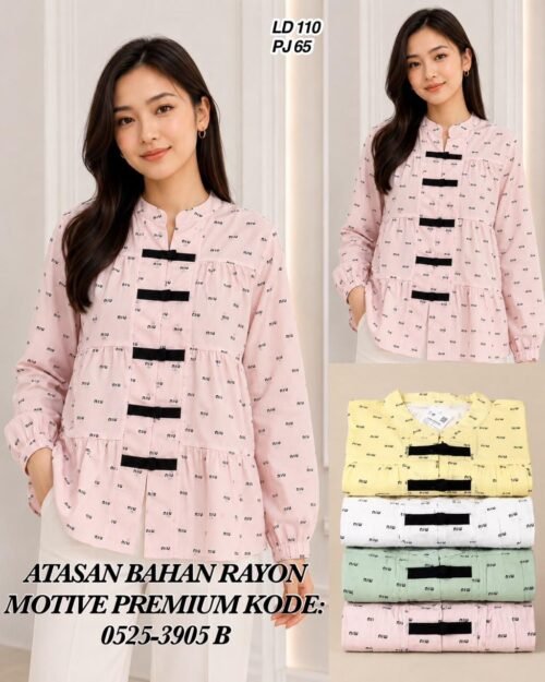 atasan bahan rayon motive/0525B