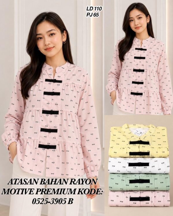 atasan bahan rayon motive/0525B
