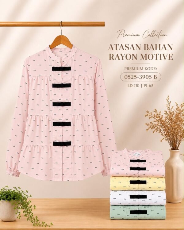 atasan bahan rayon motive/0525B