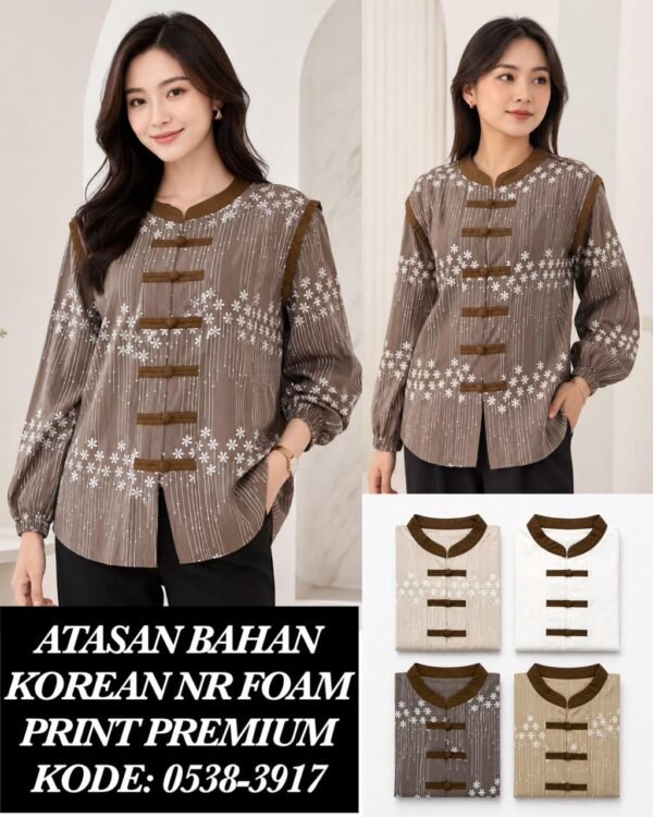 atasan bahan KOREAN NR PRINT/0538
