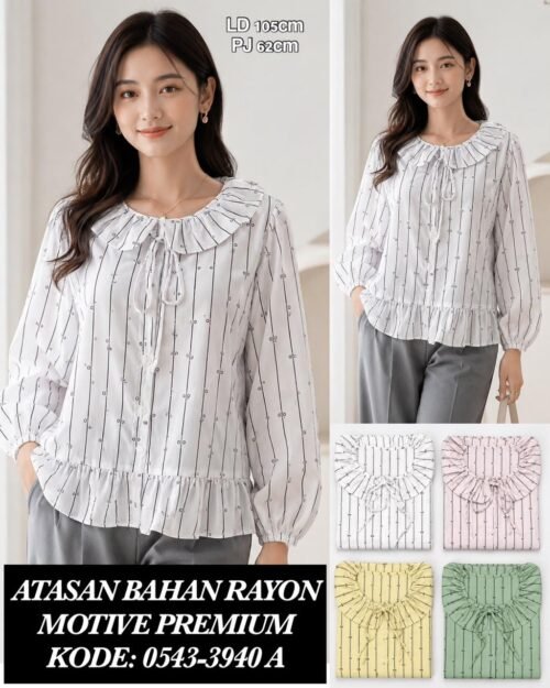 atasan bahan rayon motive/0543A