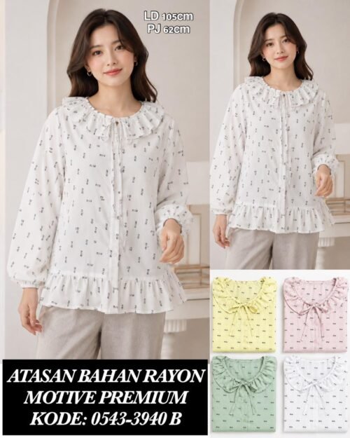 atasan bahan rayon motive/0543B