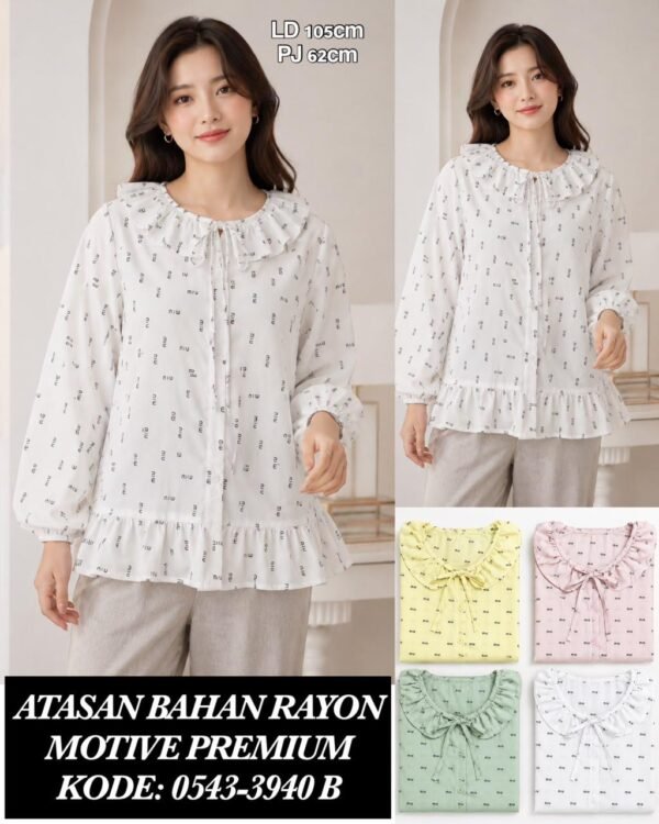 atasan bahan rayon motive/0543B