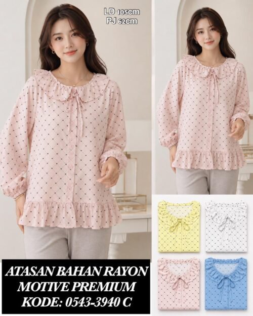 atasan bahan rayon motive/0543C