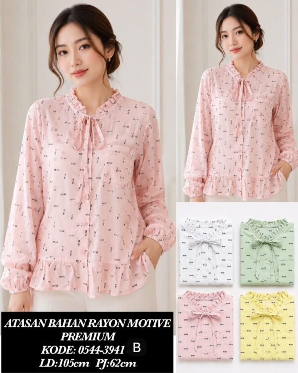 atasan bahan rayon motive/0544B