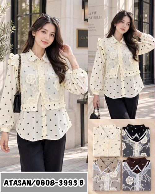 atasan MOTIVE polka/0608 B