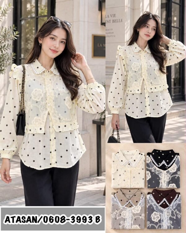 atasan MOTIVE polka/0608 B