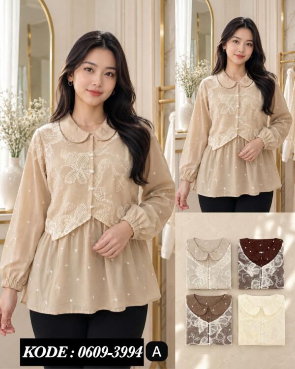 atasan bahan korean nr print /0609A
