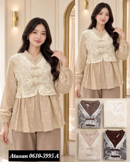 atasan bahan korean nr print/0610A