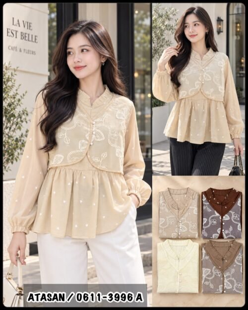 atasan bahan korean nr print/0611 A