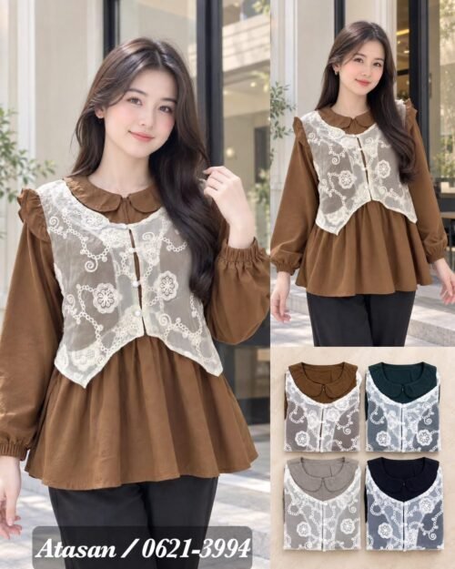 atasan bahan rayon twill /0621