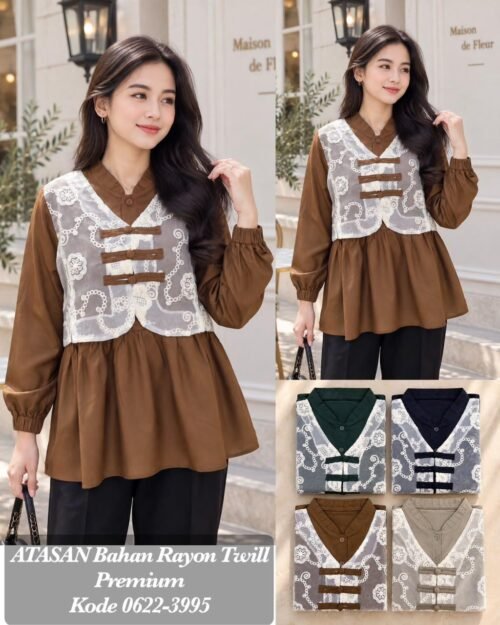 atasan bahan rayon twill/0622