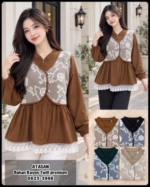 atasan bahan rayon twill/0623
