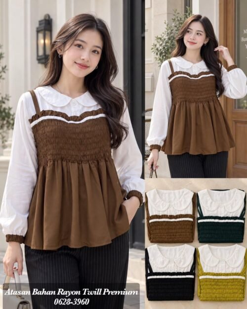 atasan bahan rayon twill/0628
