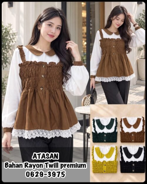 atasan bahan rayon twill/0629