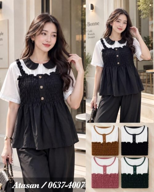 atasan bahan rayon twill/0637