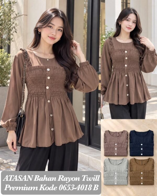 atasan bahan rayon twill/0653