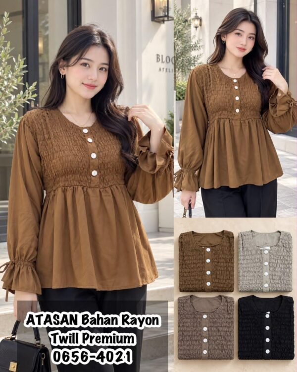 0656 B atasan bahan rayon twill/0656 B