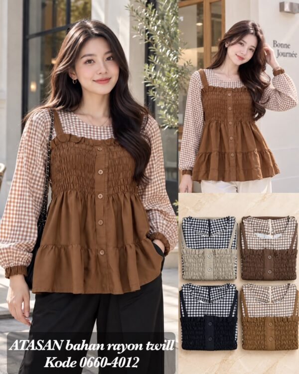 atasan bahan rayon twill/0660