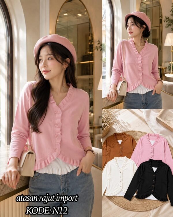 atasan rajut import / N12