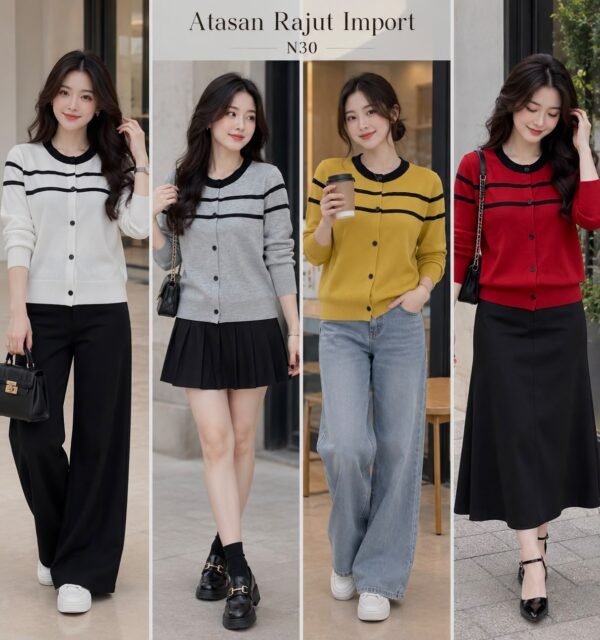 atasan rajut import / N30