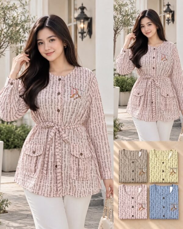 atasan bahan suede/ 0464