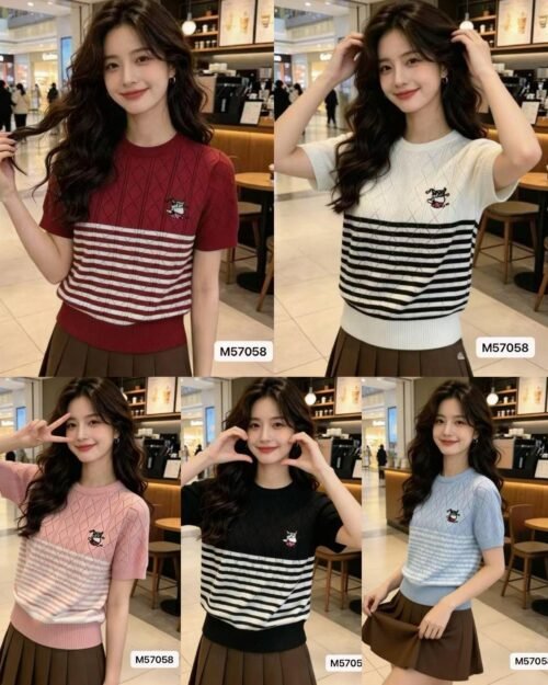 atasan rajut import / M57058