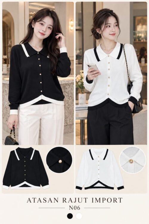 atasan rajut import / N06