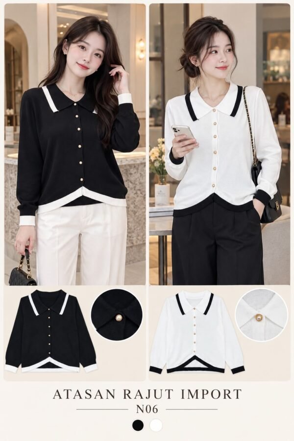 atasan rajut import / N06