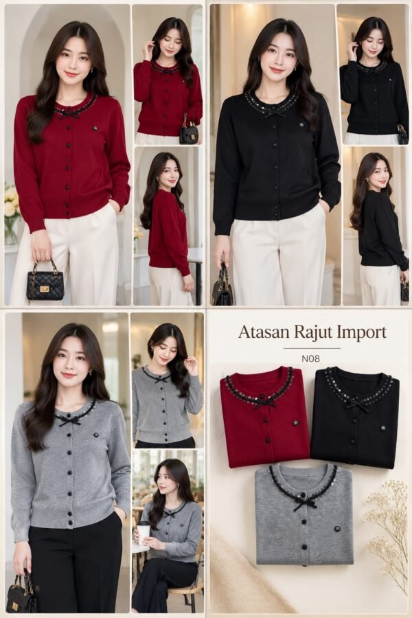 atasan rajut import/N08