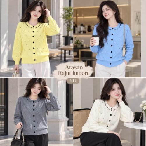 n11 atasan rajut import / N11