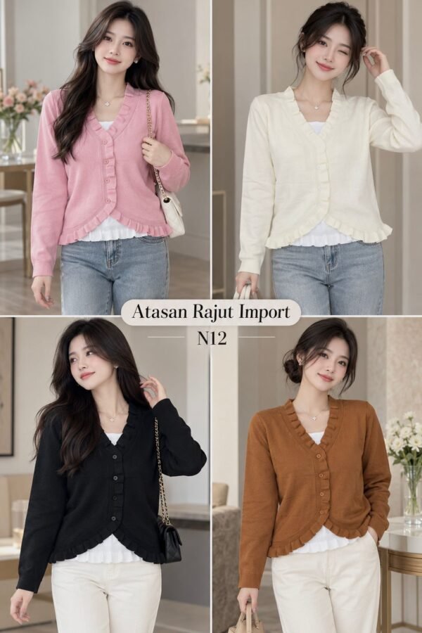 atasan rajut import / N12