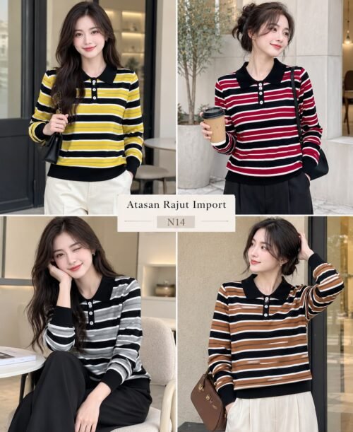 atasan rajut import/ N14