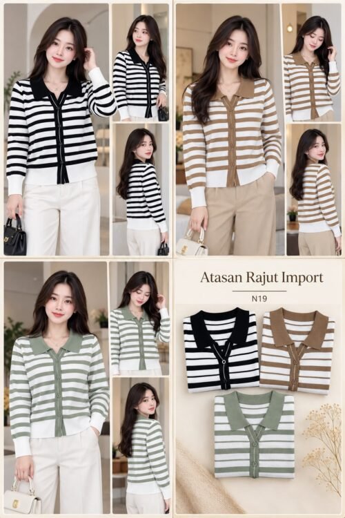 atasan rajut import / N19