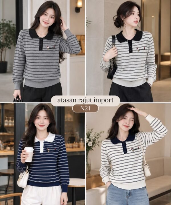 atasan rajut import / N21
