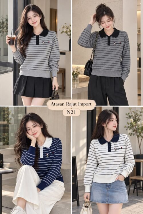 atasan rajut import / N21