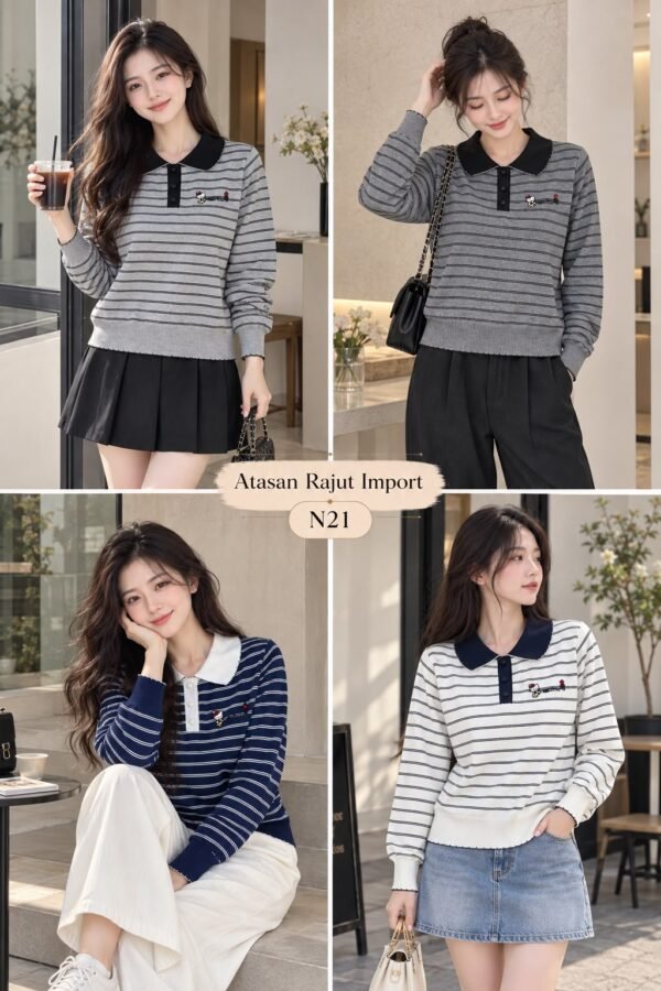 atasan rajut import / N21