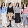 atasan rajut import / N29